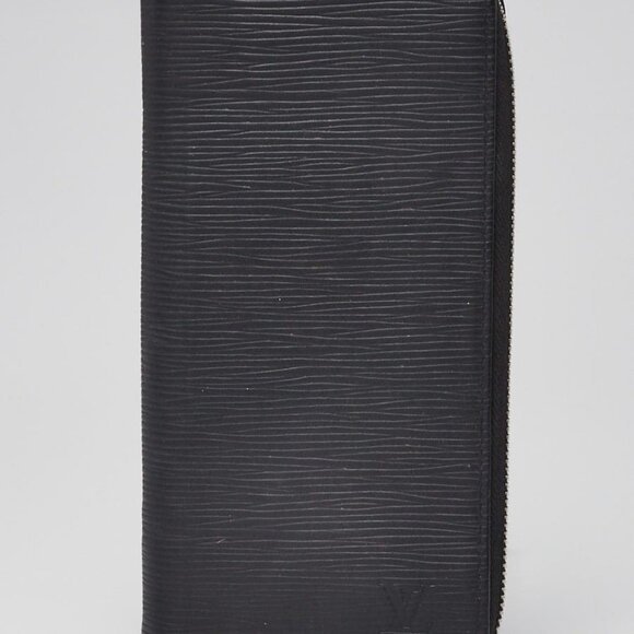 Louis Vuitton Black Epi Leather Vertical Zippy Wallet - Picture 1 of 10
